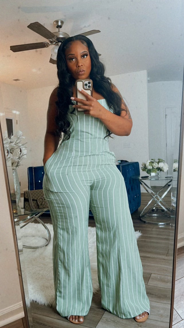 Olivia jumpsuit green