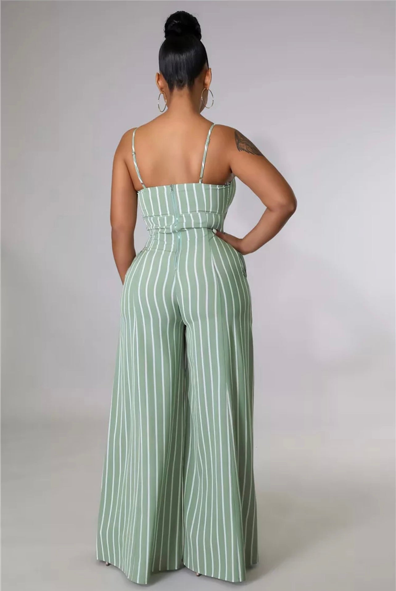 Olivia jumpsuit green