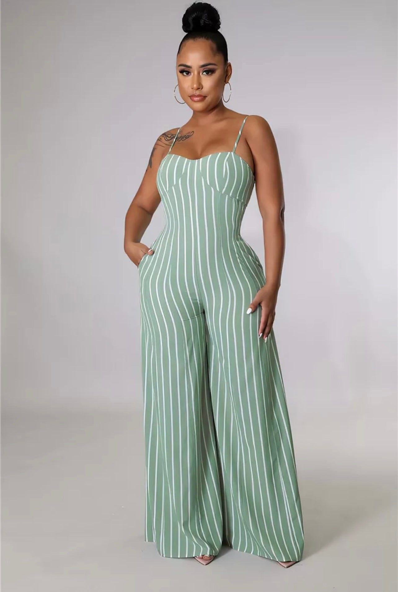 Olivia jumpsuit green